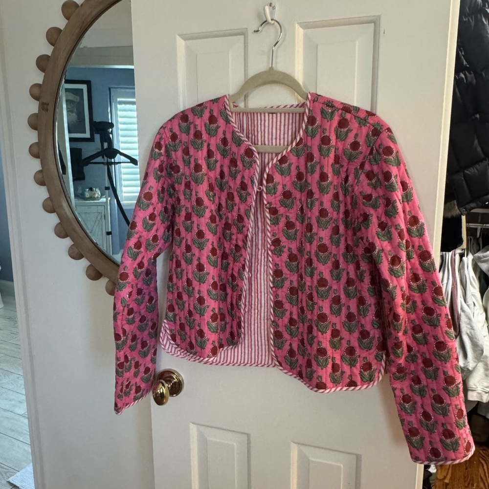 Floral Print Jacket (Reversible!) - image 1